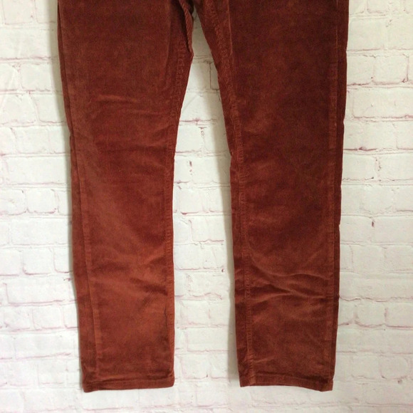 Levi’s 511 Slim Burnt Orange Corduroy Pants - Size 16 - Picture 3 of 11